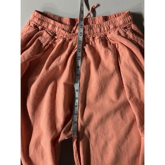 Acqua & Limone Florence Womens Linen Blend Wide Leg Pants Boho Size Small AO4004 - Picture 6 of 12